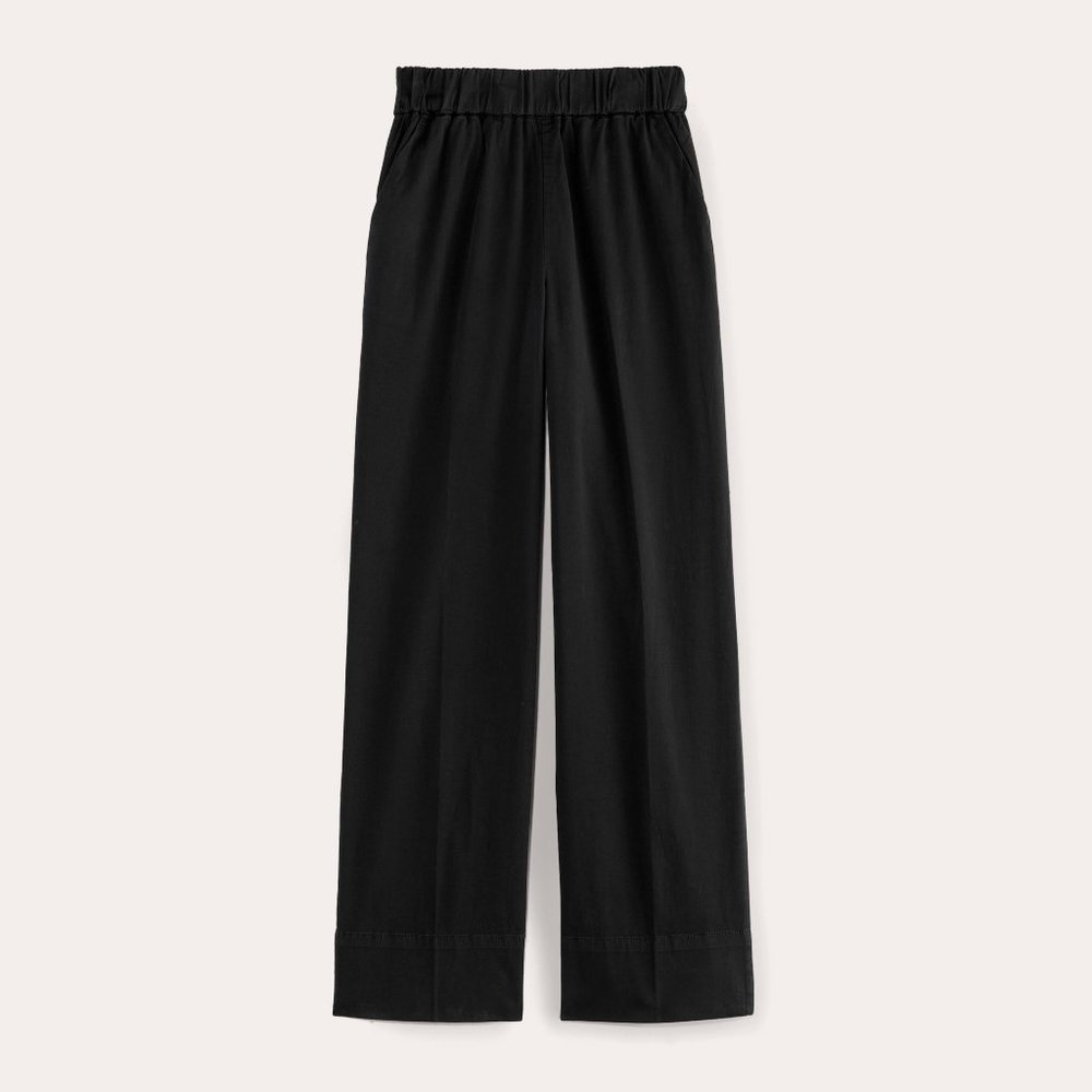 Everlane Women's Easy Pant in Black, Size Medium